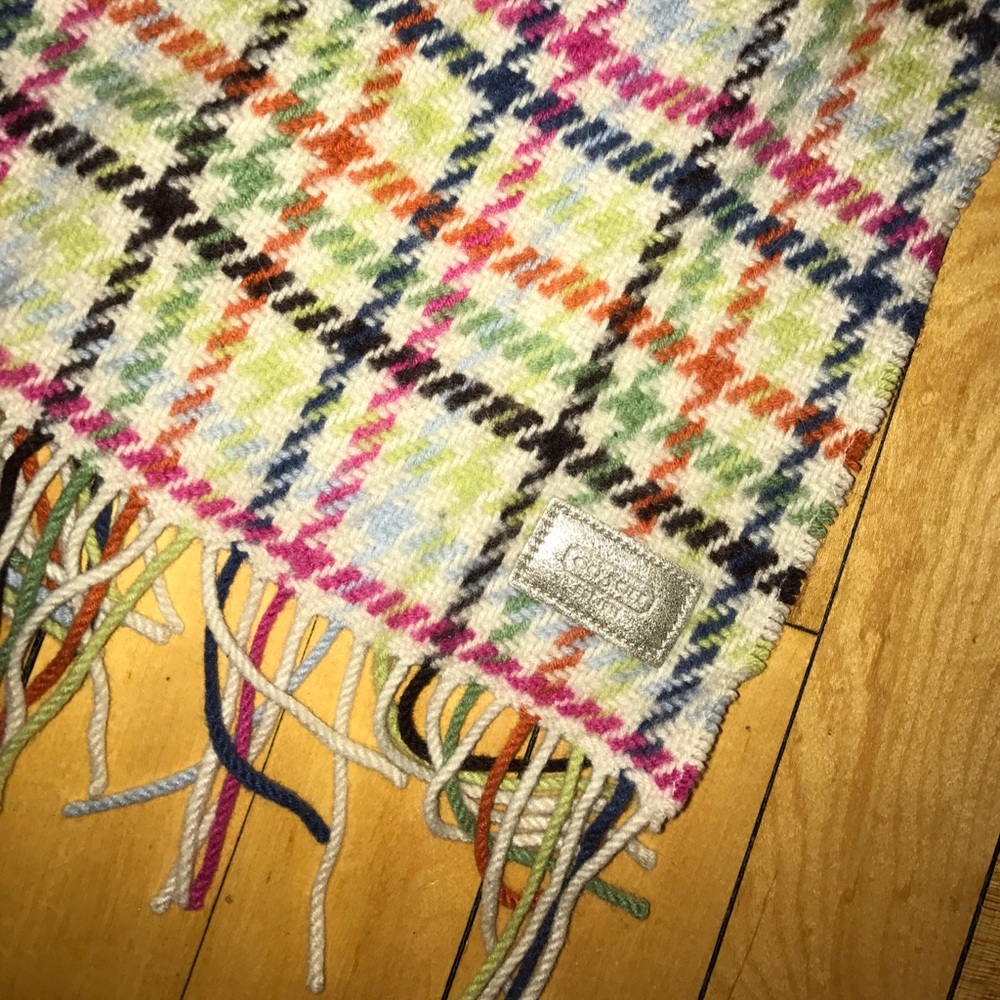 Coach wool scarf